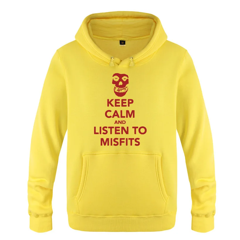 Keep Calm and Listen To Misfits Rock Hoodies Men Fleece Long Sleeve Hooded Sweatshirt Winter Hip Hop Fitness Pullover Overcoat
Keep Calm and Listen To Misfits Rock Hoodies Men Fleece Long Sleeve Hooded Sweatshirt Winter Hip Hop Fitness Pullover Overcoat