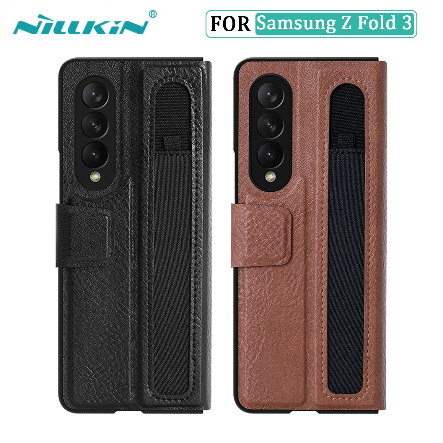 Кожаный чехол NILLKIN Aoge для Samsung Galaxy Z Fold 3 с роскошной текстурой и слотом для ручки
Кожаный чехол NILLKIN Aoge для Samsung Galaxy Z Fold 3 с роскошной текстурой и слотом для ручки