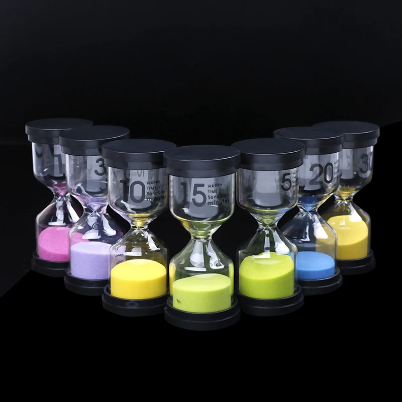 1Pc Desktop Mini Sand Clock Timers 7 Colors 1/3/5/10/15/20/30 Minutes Hourglass Timer for Children Brush Teeth Home Ornament
1Pc Desktop Mini Sand Clock Timers 7 Colors 1/3/5/10/15/20/30 Minutes Hourglass Timer for Children Brush Teeth Home Ornament