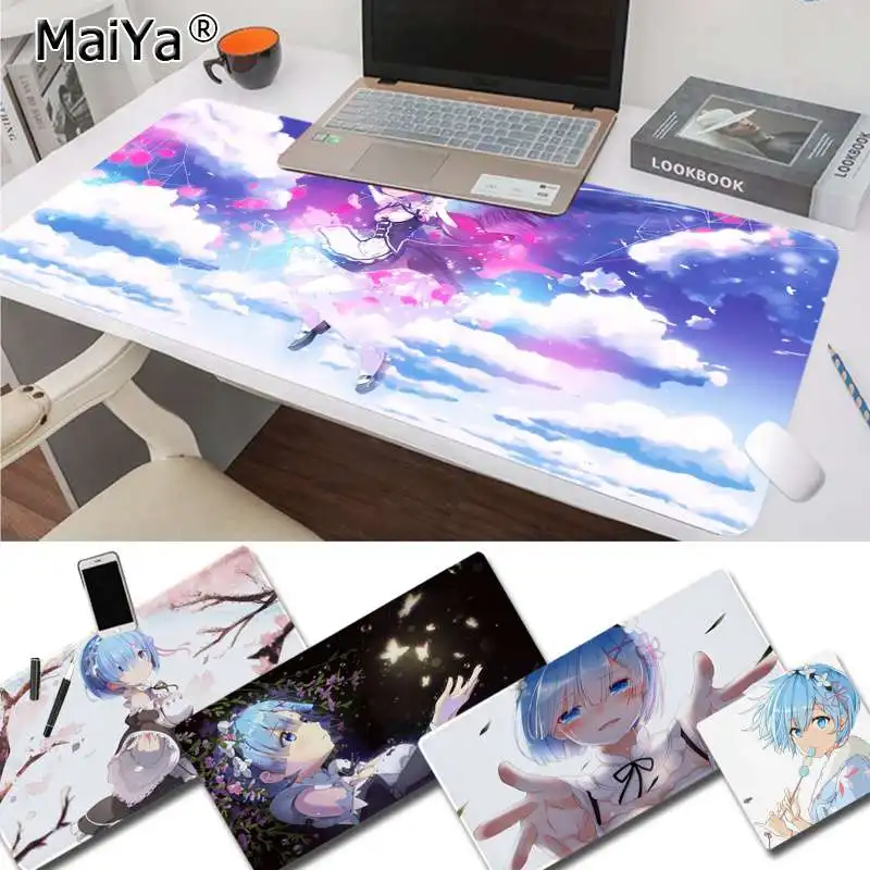 Maiya высокое качество Rem Re Zero Аниме девушка DIY дизайн игровой с узором коврик для