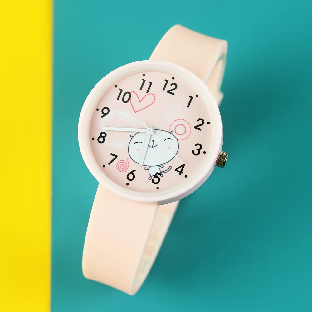 New Soft Rubber Girls Watches For kids Fashion Quartz Wristwatch For Woman Clock Female Hours reloj mujer Montre Femme
New Soft Rubber Girls Watches For kids Fashion Quartz Wristwatch For Woman Clock Female Hours reloj mujer Montre Femme