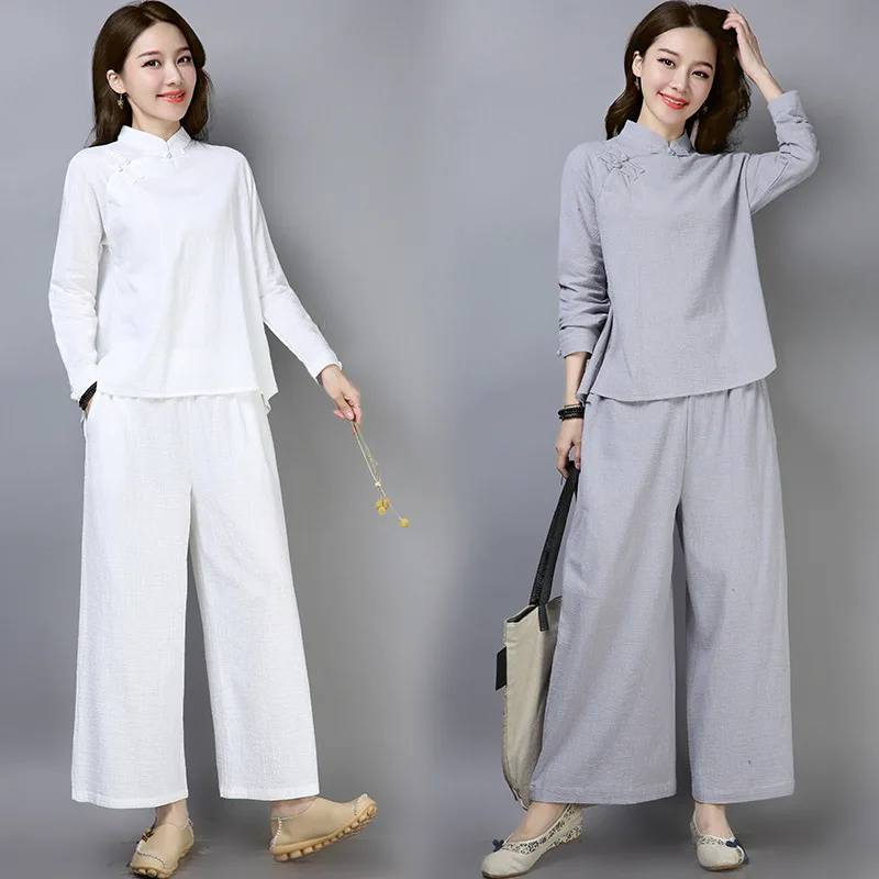 spring women yoga set tai chi uniforms linen loose sweatshirt+pant fitness casual meditation martial arts kungfu set activewear
spring women yoga set tai chi uniforms linen loose sweatshirt+pant fitness casual meditation martial arts kungfu set activewear