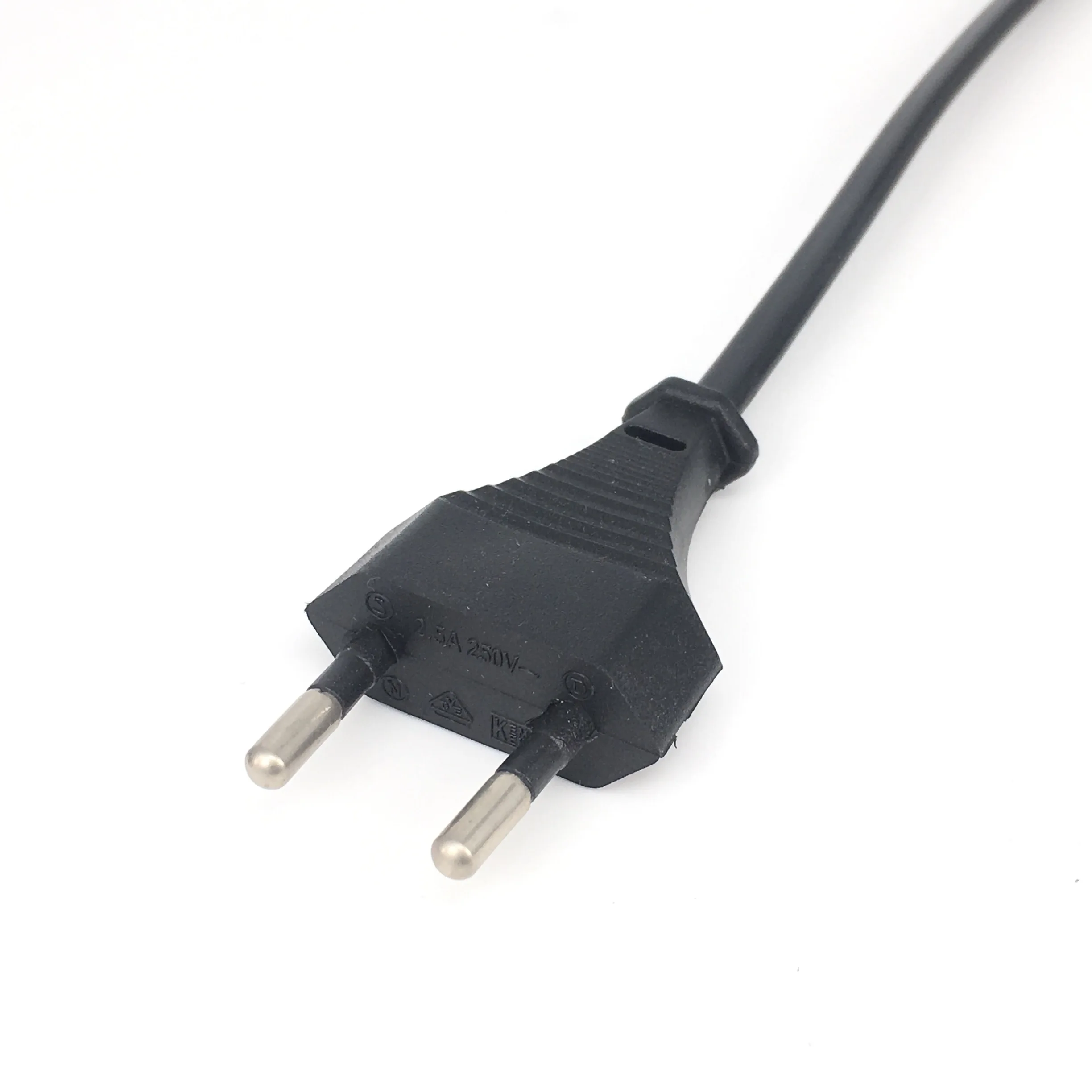 2 Pin зубцами кабель стандарта ЕС шнур питания консоли C7 Рисунок 8 силовой для Samsung