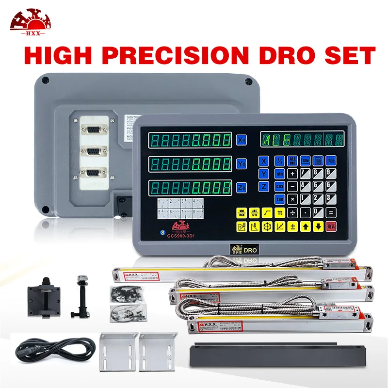 Набор HXX DRO Set/kit 3 осевой цифровой дисплей индикация высокой точности 5u 0 1000 мм
