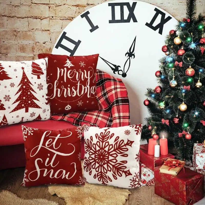 Red Snowflake Merry Christmas Pillow Case Gifts Flax Case Cover Cushion Pillow Case New Year Christmas Decoration For Home Sofa
Red Snowflake Merry Christmas Pillow Case Gifts Flax Case Cover Cushion Pillow Case New Year Christmas Decoration For Home Sofa