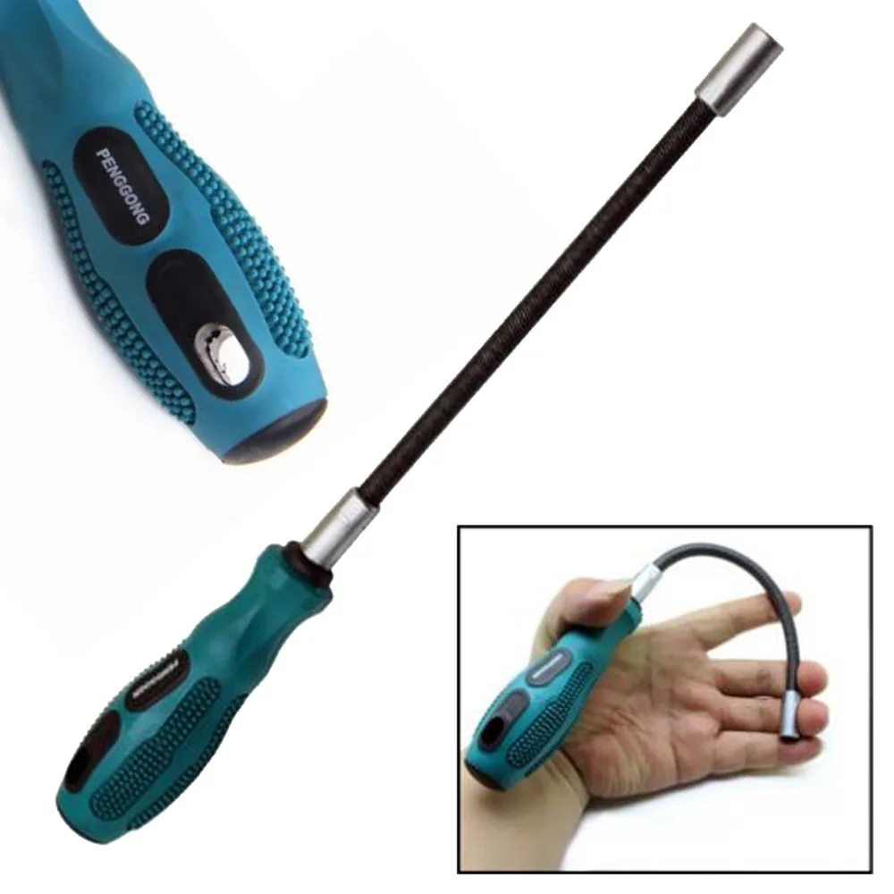Chrome Vanadium Socket Screwdriver Flexible Hex Flex Manual Hand Tool Multifunctional Non-slip
Chrome Vanadium Socket Screwdriver Flexible Hex Flex Manual Hand Tool Multifunctional Non-slip