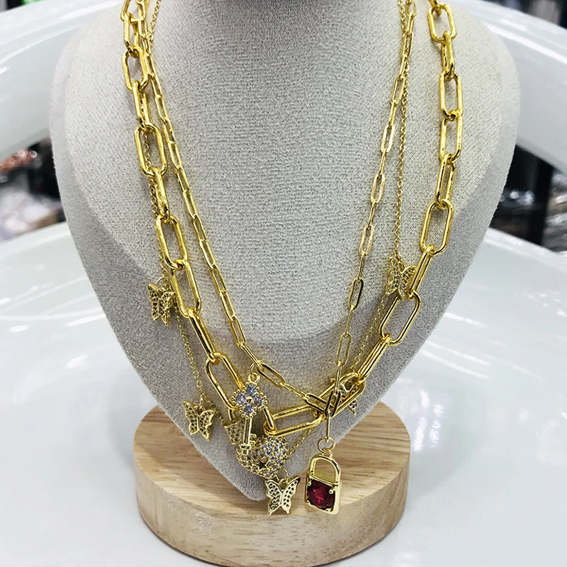 goth punk copper plating gold-color chain butterfly necklace handmade adjustable long pendant цепь мужская брелок бижутерия 2020
goth punk copper plating gold-color chain butterfly necklace handmade adjustable long pendant цепь мужская брелок бижутерия 2020