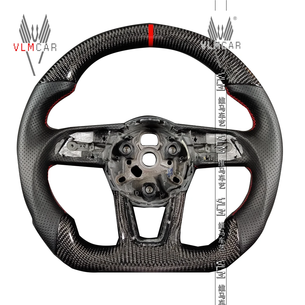 

VLMCAR Carbon Fiber Steering Wheels For Audi A3 A4 A5 LED Performance Support Private Customization For Any Models And Style