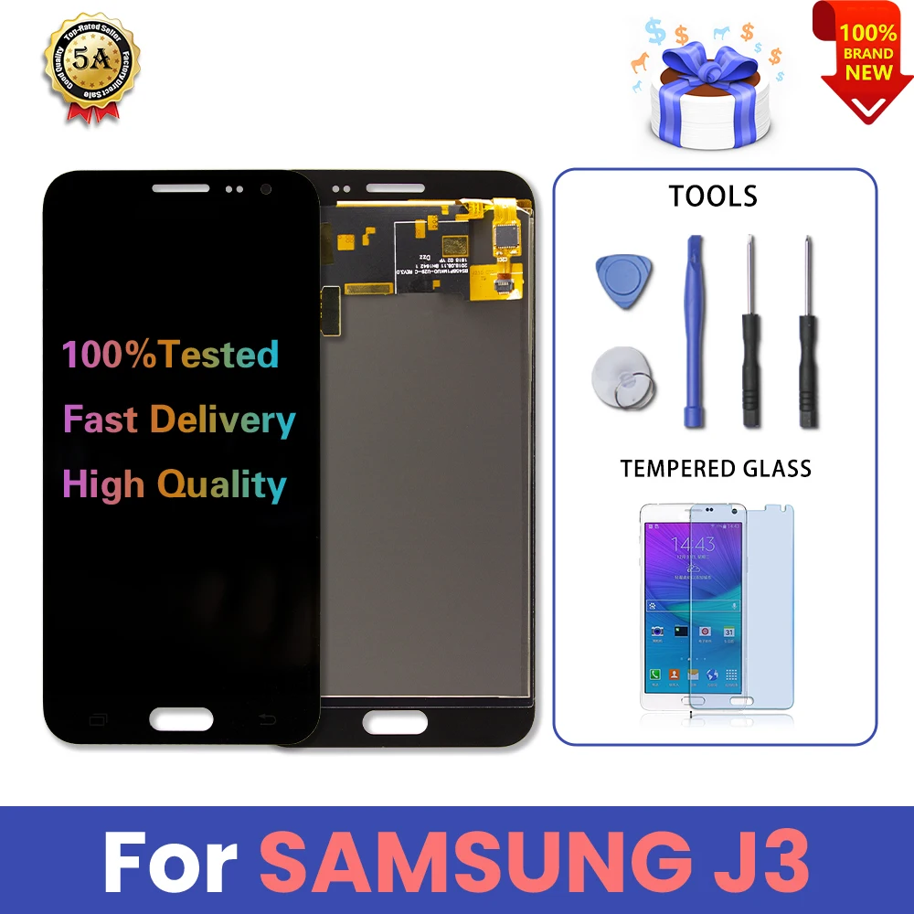 Для samsung J3 2017 330F 330M J330G замена экрана мобильного телефона 3D сенсорный дигитайзер