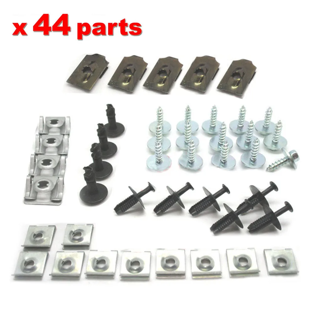 Useful Retainer Clip 44 PCS Accessories Engine Under Cover Parts Replacement Screwa Splash Guard Shield Undertray Clips
Useful Retainer Clip 44 PCS Accessories Engine Under Cover Parts Replacement Screwa Splash Guard Shield Undertray Clips