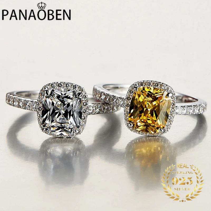 Real S925 Sterling Silver Rings for Women Luxury Dazzling Exquisite Jewelry Engagement Wedding Unique Yellow White Carat Diamond
Real S925 Sterling Silver Rings for Women Luxury Dazzling Exquisite Jewelry Engagement Wedding Unique Yellow White Carat Diamond