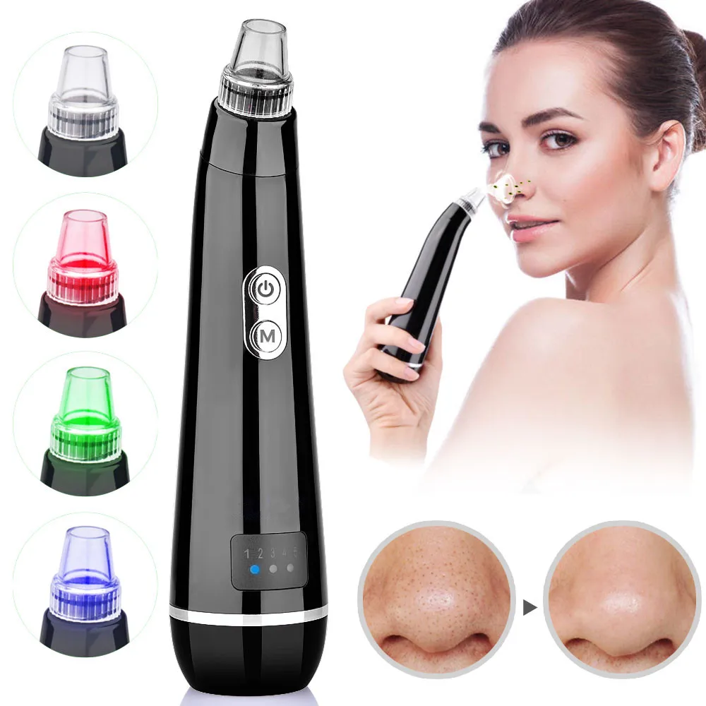 Blackhead Instrument Vacuum Deep Black Head Removal Spot Pore Nose Cleaner Remover Acne Suction Whiteheads Face Cleaning
Blackhead Instrument Vacuum Deep Black Head Removal Spot Pore Nose Cleaner Remover Acne Suction Whiteheads Face Cleaning
