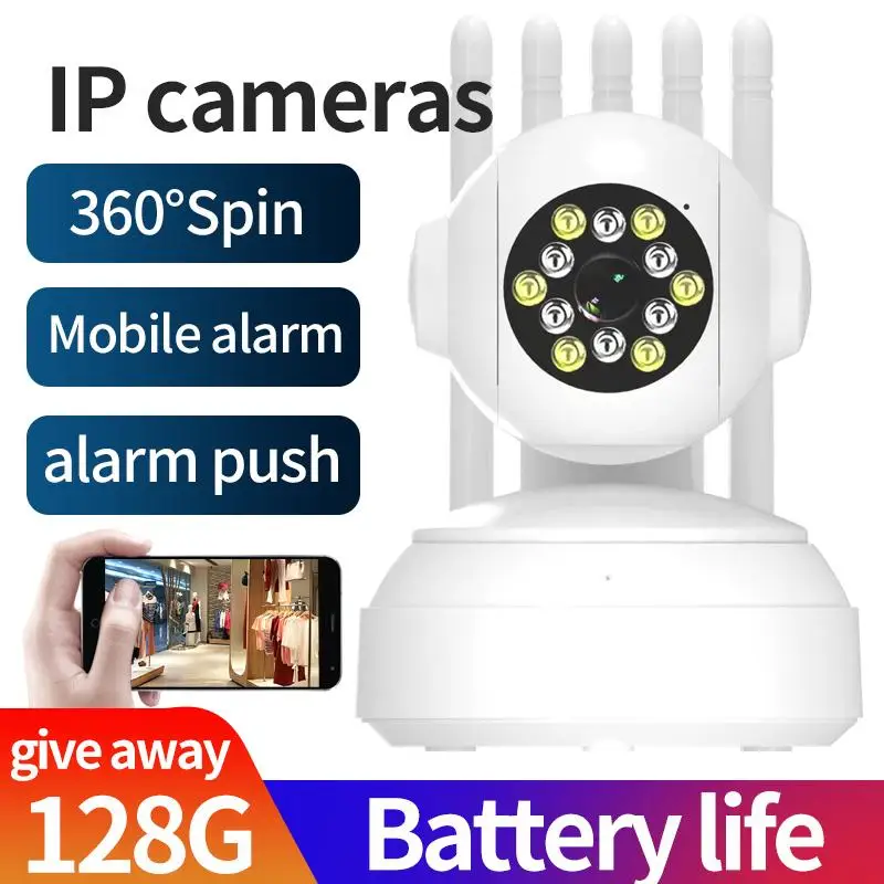 Smart Wifi IP Camera WIFI Wireless Smart Home Security Camera Surveillance 2-Way Audio CCTV Pet Camera 720P Baby Monitor
Smart Wifi IP Camera WIFI Wireless Smart Home Security Camera Surveillance 2-Way Audio CCTV Pet Camera 720P Baby Monitor
