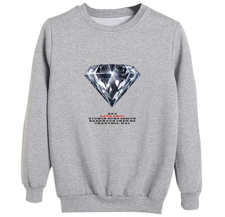 kpop EXO autumn Harajuku Ulzzang Loose Casual hoodies Women's O-neck Letter Print Sweatshirts Female Korean Kawaii Cute Clothing
kpop EXO autumn Harajuku Ulzzang Loose Casual hoodies Women's O-neck Letter Print Sweatshirts Female Korean Kawaii Cute Clothing