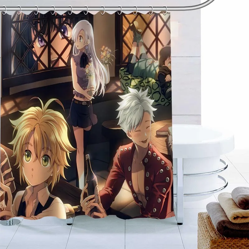 Modern Nanatsu No Taizai Shower Curtain Decor Waterproof Polyester Fabric Bath Curtain 180X180cm Eco-friendly Bathroom Curtain
Modern Nanatsu No Taizai Shower Curtain Decor Waterproof Polyester Fabric Bath Curtain 180X180cm Eco-friendly Bathroom Curtain
