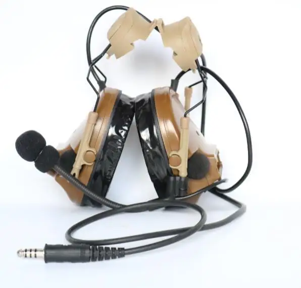 TAC-SKY COMTAC III helmet bracket silicone earmuff version outdoor sports noise reduction pickup military tactical headset CB 
TAC-SKY COMTAC III helmet bracket silicone earmuff version outdoor sports noise reduction pickup military tactical headset CB