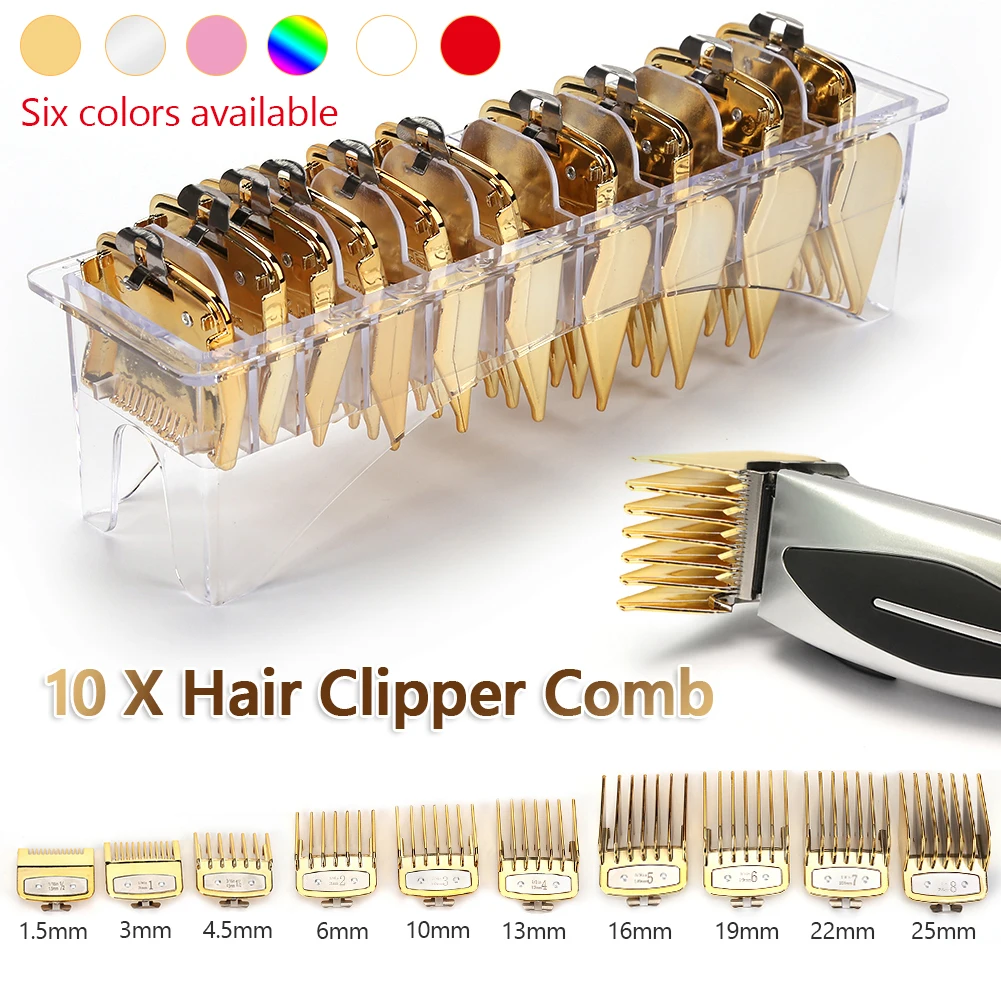 Travel Hair Clipper Beard Trimmer Limit Comb Hair Cutting Precision Comb Hair Hairstyle Styling Tool Accessories 10pcs
Travel Hair Clipper Beard Trimmer Limit Comb Hair Cutting Precision Comb Hair Hairstyle Styling Tool Accessories 10pcs