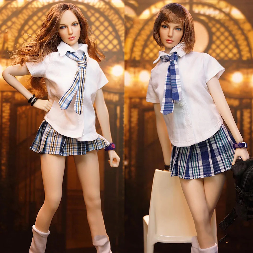 1/6 Scale Women's Sports and Leisure Pure College Uniform Shirt Short Skirt College Socks Set for 12 Inch Action Figure
1/6 Scale Women's Sports and Leisure Pure College Uniform Shirt Short Skirt College Socks Set for 12 Inch Action Figure