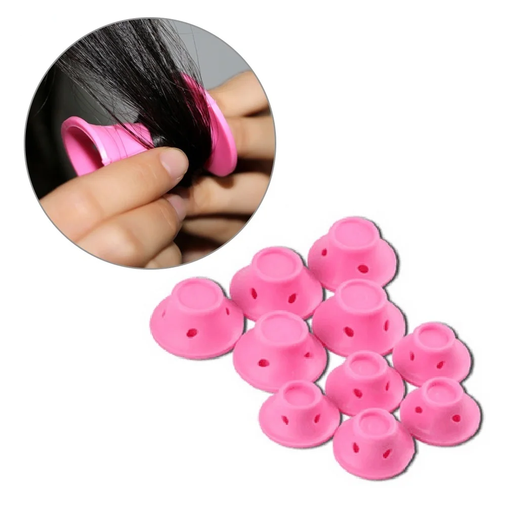 JOYLIVE Hot Buy 10 Pcs No Clip Soft Silicone Pink Hairpin Rollers Magic Spiral Curling Rod Wall Diy Hairdressers Styling Curls
JOYLIVE Hot Buy 10 Pcs No Clip Soft Silicone Pink Hairpin Rollers Magic Spiral Curling Rod Wall Diy Hairdressers Styling Curls