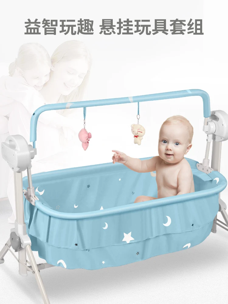 Basket Baby Cradle Automatic Electric Rocking Sleeping Bed Comfort Reclining 0-3 Years Old Mecedora Para Kid Bed BK50YY
Basket Baby Cradle Automatic Electric Rocking Sleeping Bed Comfort Reclining 0-3 Years Old Mecedora Para Kid Bed BK50YY