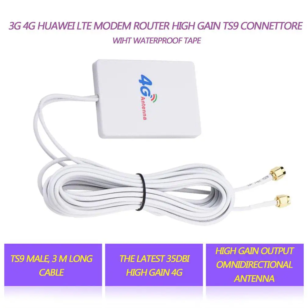 Антенна 3G 4G LTE SMA TS9 CRC9 connecteur 4G LTE routeur Anetnna 28dBi, внешняя антенна для модема Huawei 3G 4G LTE
Антенна 3G 4G LTE SMA TS9 CRC9 connecteur 4G LTE routeur Anetnna 28dBi, внешняя антенна для модема Huawei 3G 4G LTE