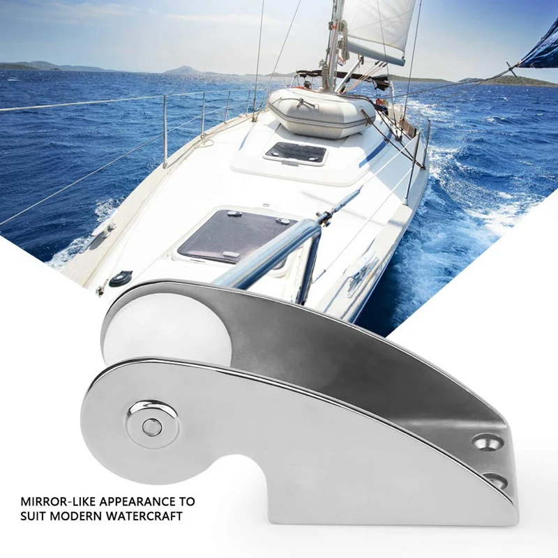 Marine Bow Anchor Roller 316 Stainless Steel Fixed Anchor Marine Boat Yacht Bracket Rubber Roller For Fixed Anchor 6.8X2.6 Inch
Marine Bow Anchor Roller 316 Stainless Steel Fixed Anchor Marine Boat Yacht Bracket Rubber Roller For Fixed Anchor 6.8X2.6 Inch