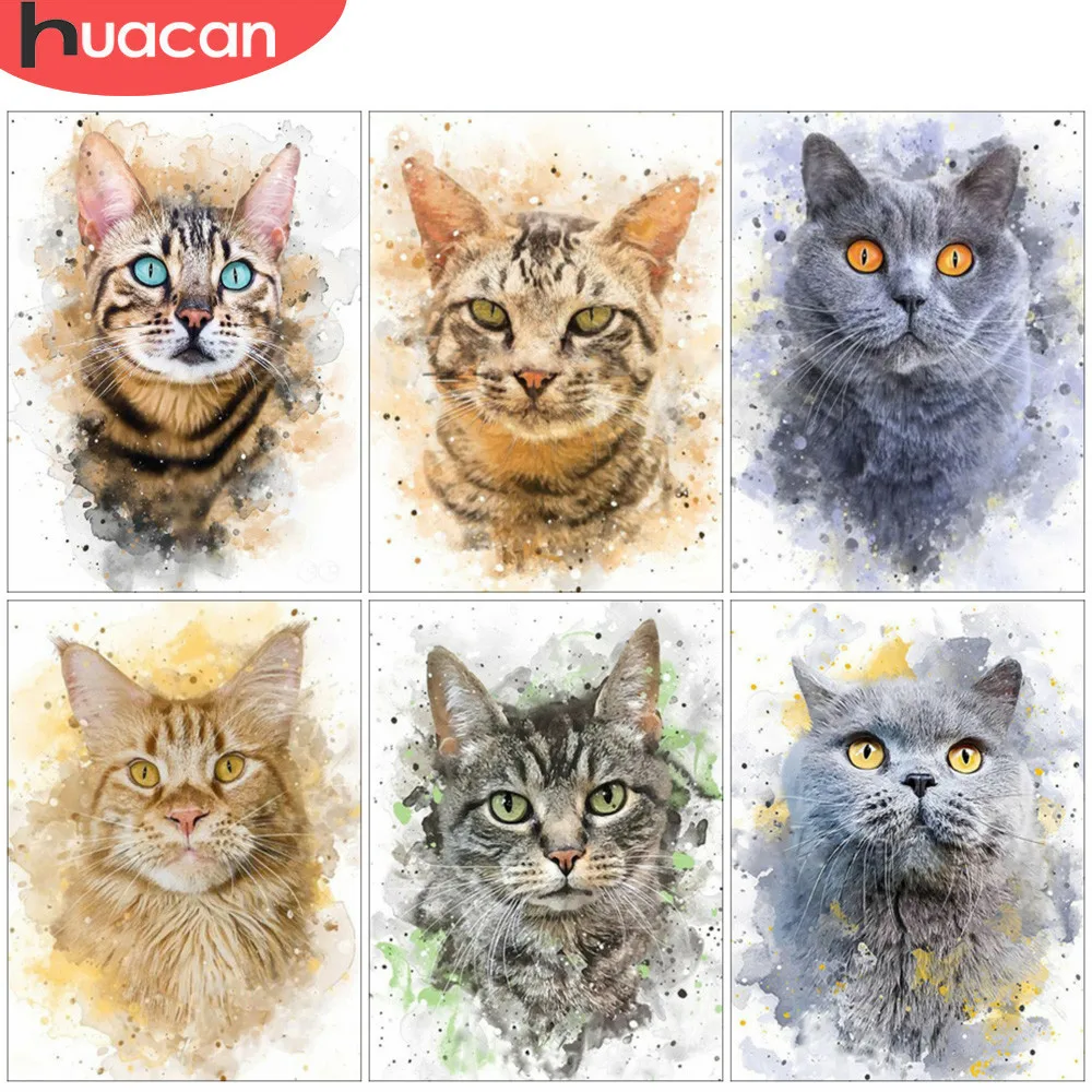 Алмазная живопись с животными HUACAN Cat 5D, вышивка крестиком, стразы, настенное искусство
Алмазная живопись с животными HUACAN Cat 5D, вышивка крестиком, стразы, настенное искусство