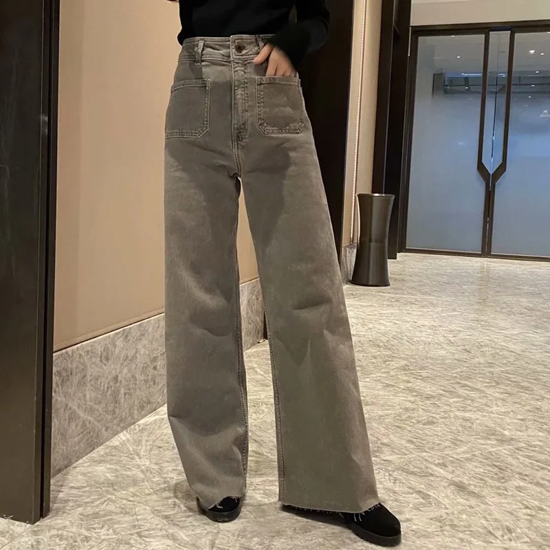 Женская весенняя одежда в европейском и американском стиле, новая стильная модная одежда для работы, повседневные широкие брюки с накладны...
Женская весенняя одежда в европейском и американском стиле, новая стильная модная одежда для работы, повседневные широкие брюки с накладны...