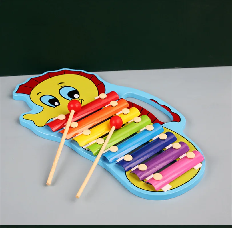 Baby Kid 8-Note Xylophone Musical Toys Wisdom Development Notes Hand Knock Piano Brain Game Music Toy
Baby Kid 8-Note Xylophone Musical Toys Wisdom Development Notes Hand Knock Piano Brain Game Music Toy