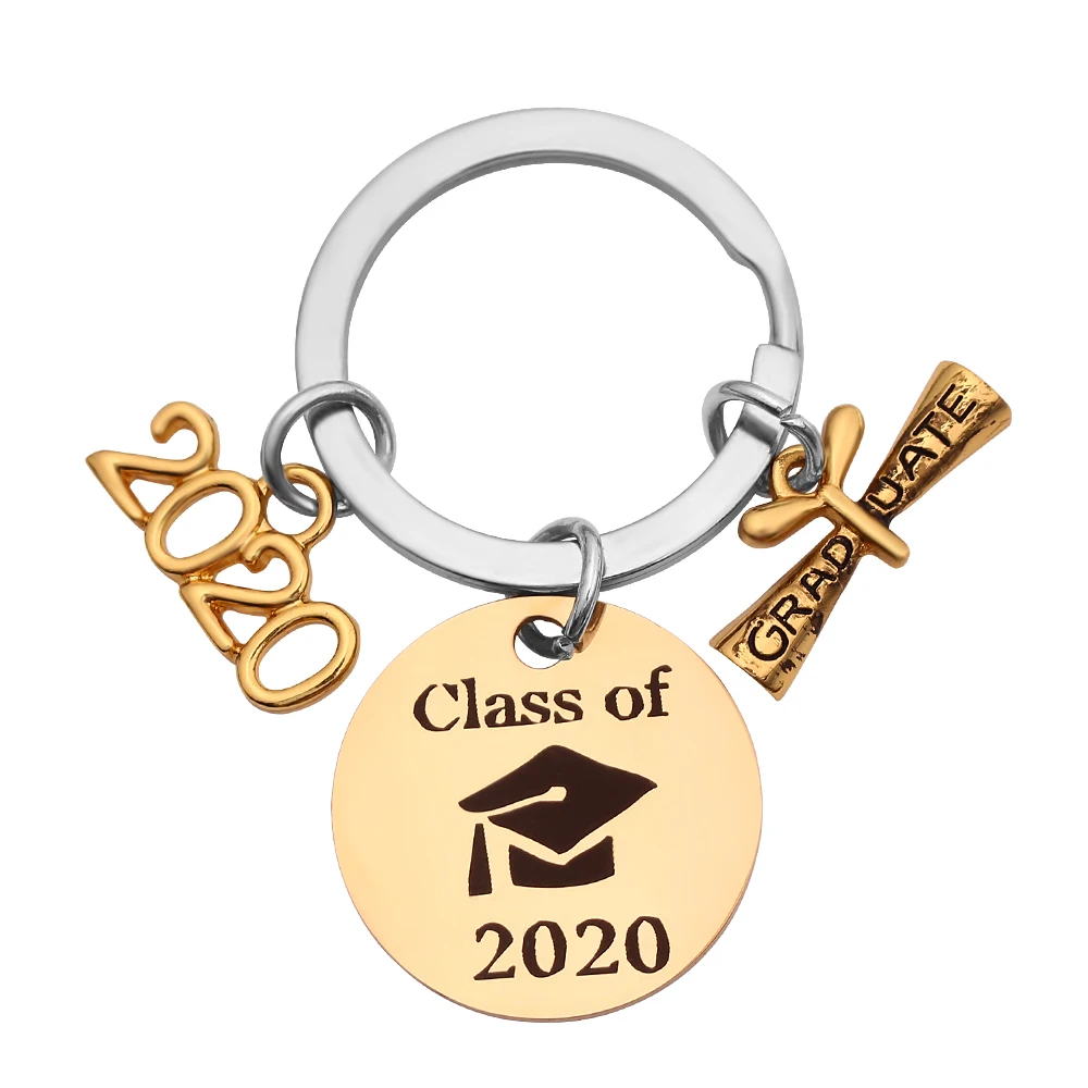 Round Class of 2020 Key Ring College Grad High School Grad 2020 Graduation Gift Keychain Stainless Steel Jewelry Women Men Gifts
Round Class of 2020 Key Ring College Grad High School Grad 2020 Graduation Gift Keychain Stainless Steel Jewelry Women Men Gifts