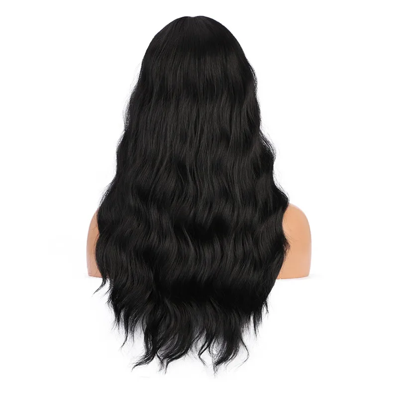Synthetic Water Wave Wig for Black Women 24'' Afro Long Wavy Wig with Bangs Natural Synthetic Fibre Fake Hair Daily Cosplay Wigs
Synthetic Water Wave Wig for Black Women 24'' Afro Long Wavy Wig with Bangs Natural Synthetic Fibre Fake Hair Daily Cosplay Wigs