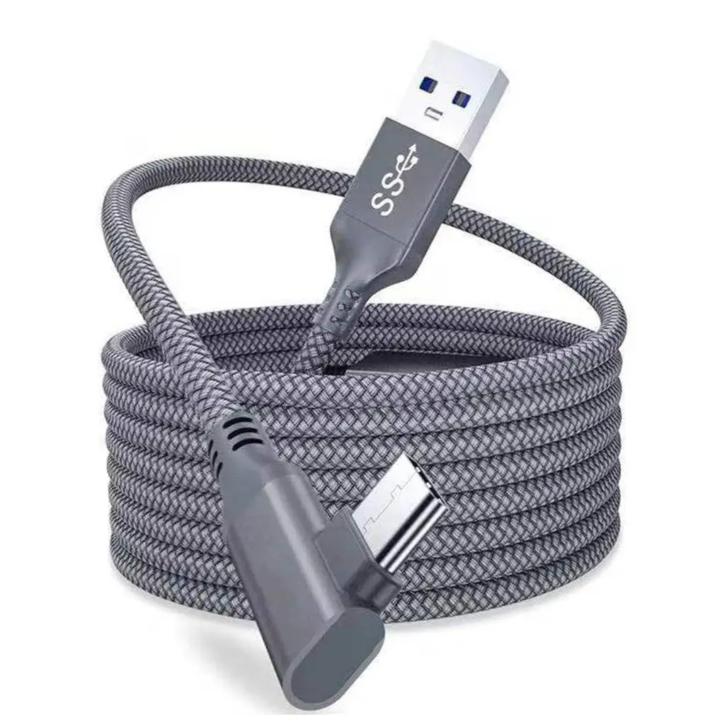 For Oculus Quest 2 Link Cable 5M USB 3.0 Quick Charge Cables for Quest2 VR Data Transfer Fast Charges VR Headset Accessories 
For Oculus Quest 2 Link Cable 5M USB 3.0 Quick Charge Cables for Quest2 VR Data Transfer Fast Charges VR Headset Accessories