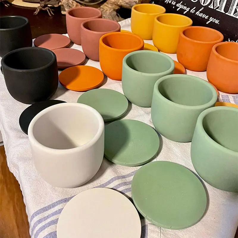 Concrete Candle Jar Mold Round Cement Candle Vessel Silicone Mold Candy Storage Tank Gypsum Epoxy Resin Mold
Concrete Candle Jar Mold Round Cement Candle Vessel Silicone Mold Candy Storage Tank Gypsum Epoxy Resin Mold