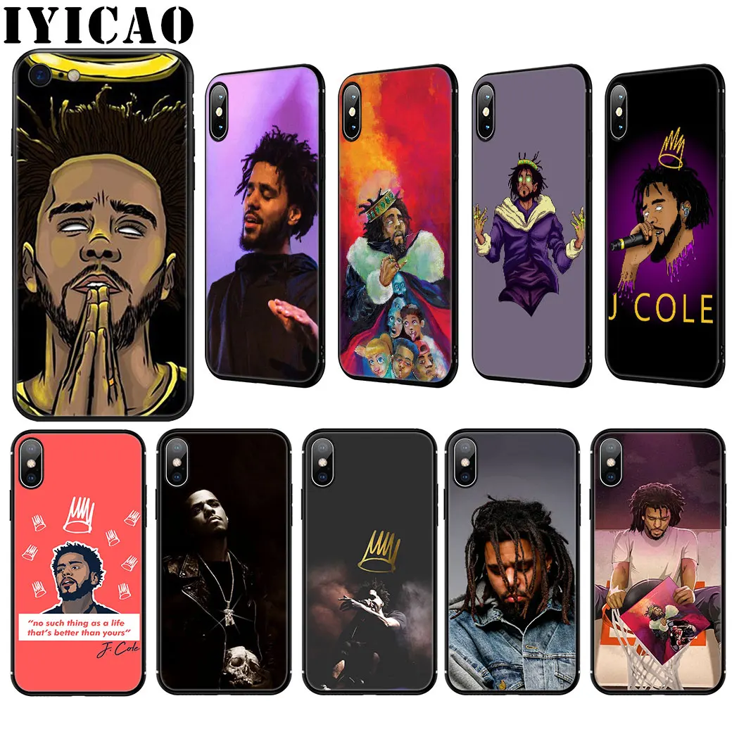 Раппер J. Мягкий силиконовый чехол Cole для iPhone 11 Pro Max XR X XS 8 7 6 6S Plus 5 SE чехол|Бамперы| |