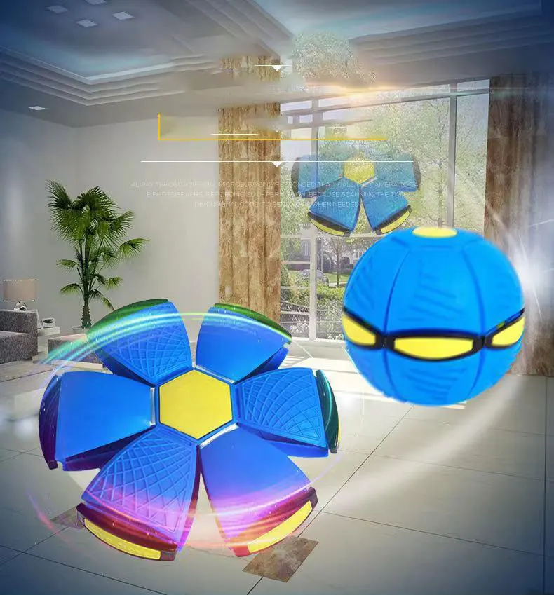 Flying UFO Flat Throw Disc Ball Toy Kid Outdoor Garden Football Game Magic UFO Deformation Flying Ball Training Toys
Flying UFO Flat Throw Disc Ball Toy Kid Outdoor Garden Football Game Magic UFO Deformation Flying Ball Training Toys