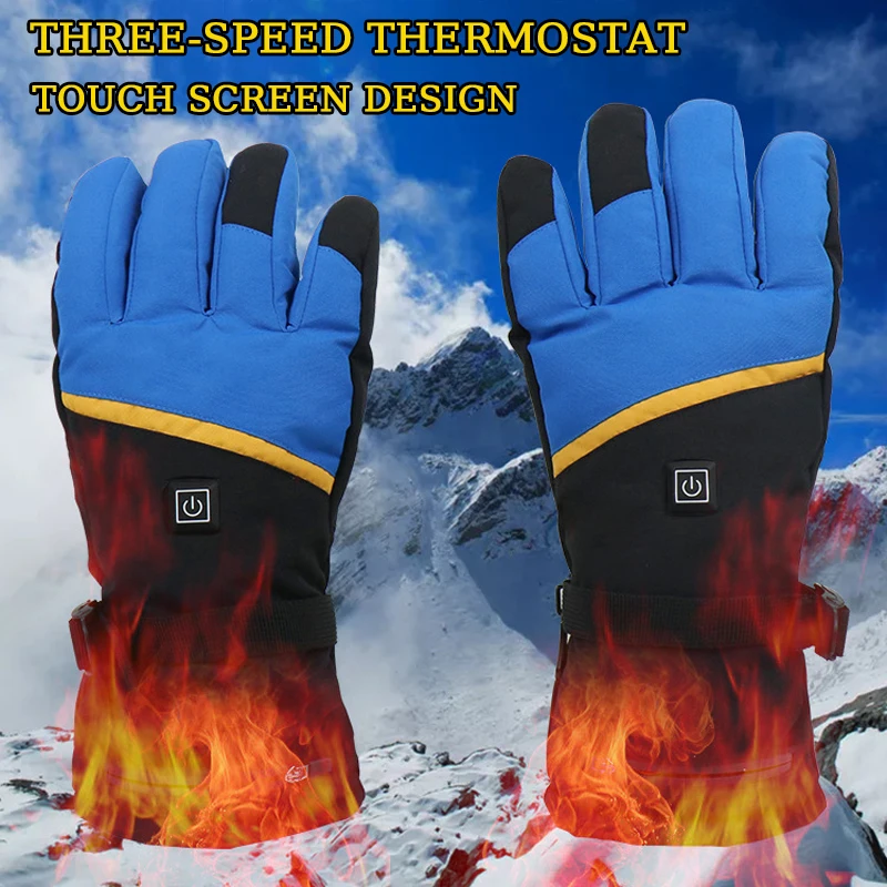 Winter Cycling Gloves Battery-powered Touch Screen Three-speed Thermostat Electric Heating Gloves Ski Supplies Cycling Supplies
Winter Cycling Gloves Battery-powered Touch Screen Three-speed Thermostat Electric Heating Gloves Ski Supplies Cycling Supplies