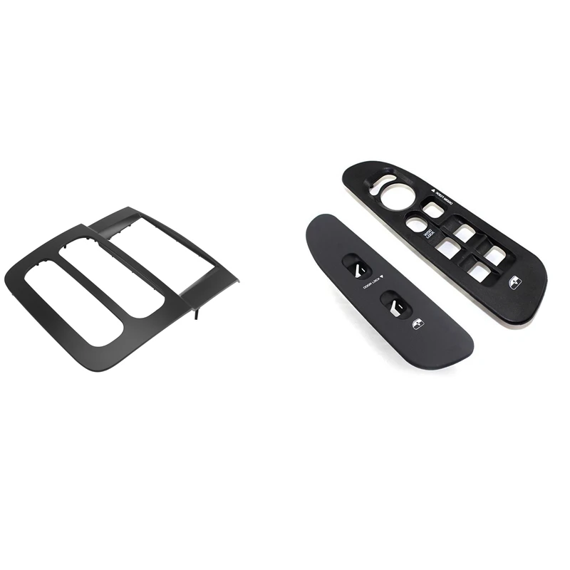 2 Din Car Stereo Radio Panel Frame for Dodge Ram 2002 2003 2004 2005 & Front Door Power Window Lock Switch Cover Trim
2 Din Car Stereo Radio Panel Frame for Dodge Ram 2002 2003 2004 2005 & Front Door Power Window Lock Switch Cover Trim