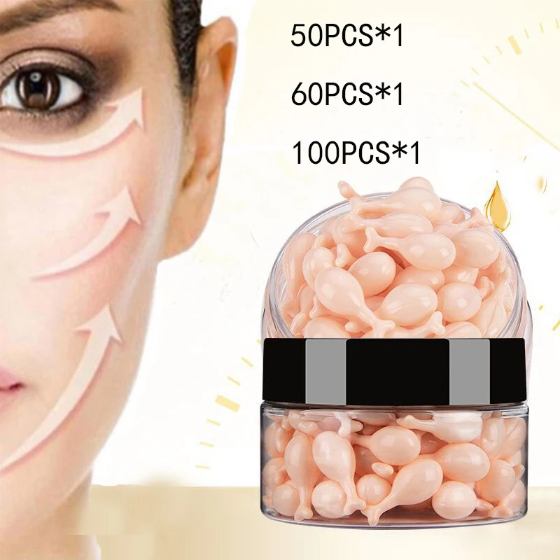 50/60/100 Pcs Collagen Facial Capsules Essence Fullerene Placenta Whitening Moisturizing Skin Rejuvenation Capsules Facial Serum
50/60/100 Pcs Collagen Facial Capsules Essence Fullerene Placenta Whitening Moisturizing Skin Rejuvenation Capsules Facial Serum
