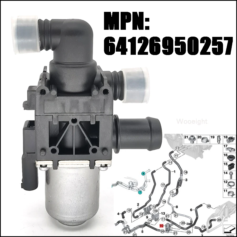 Wooeight New Heater Control Valve For BMW X5 X6 E70,E71,F15,F85,F86.SUV SWITCHOVER WITH BRACKET 1147412194, 64126950257 Parts
Wooeight New Heater Control Valve For BMW X5 X6 E70,E71,F15,F85,F86.SUV SWITCHOVER WITH BRACKET 1147412194, 64126950257 Parts
