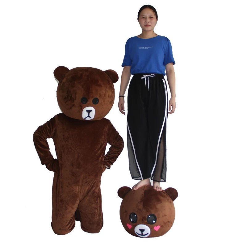Brown Cartoon Bear Cartoon Mascot Costume Suit Cosplay Party Fancy Dress Advertising Promotion Carnival Halloween Adults Parade
Brown Cartoon Bear Cartoon Mascot Costume Suit Cosplay Party Fancy Dress Advertising Promotion Carnival Halloween Adults Parade