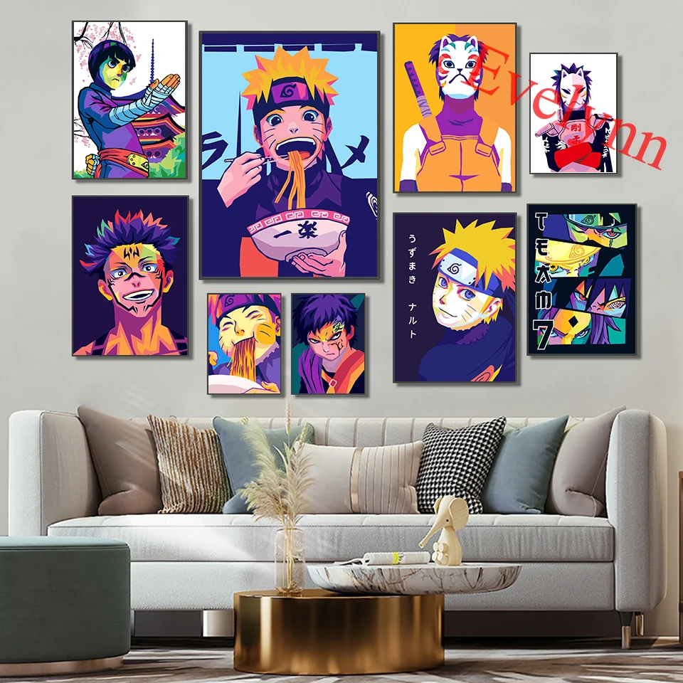 Japanese Anime Naruto Poster Cartoon Painting Children Room Decor Modern Home Living Room Decor Prints Bedroom Wall Art Canvas
Japanese Anime Naruto Poster Cartoon Painting Children Room Decor Modern Home Living Room Decor Prints Bedroom Wall Art Canvas