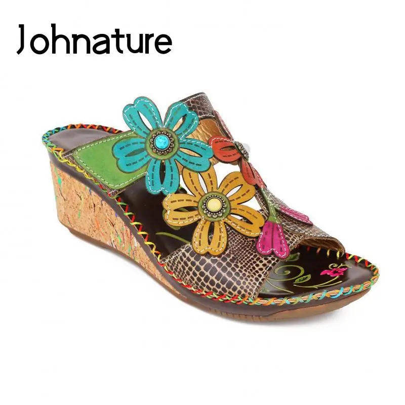 Johnature Summer Shoes Women Slippers Mixed Colors Genuine Leather Outside Slides 2022 New Leisure Handmade Ladies Slippers
Johnature Summer Shoes Women Slippers Mixed Colors Genuine Leather Outside Slides 2022 New Leisure Handmade Ladies Slippers