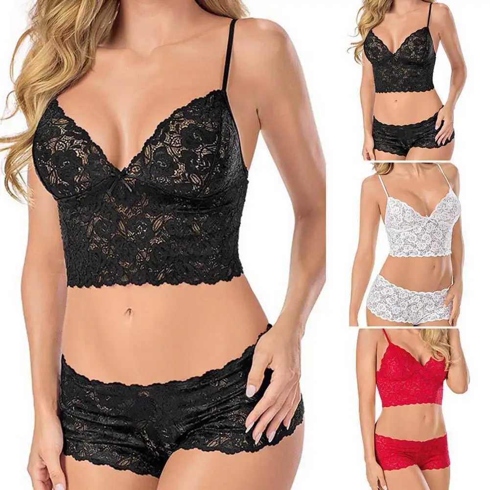Two Piece Underwear Set Women Sexy Lace See-Through Wrapped Chest Bra Panties Erotic Underwear Suit Elegant Push Up Bra Sets
Two Piece Underwear Set Women Sexy Lace See-Through Wrapped Chest Bra Panties Erotic Underwear Suit Elegant Push Up Bra Sets