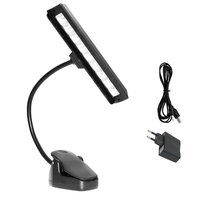 Flexible Clip-on LED Light 9-LED Floodlight For Orchestra Piano Violin Music Stand
Flexible Clip-on LED Light 9-LED Floodlight For Orchestra Piano Violin Music Stand