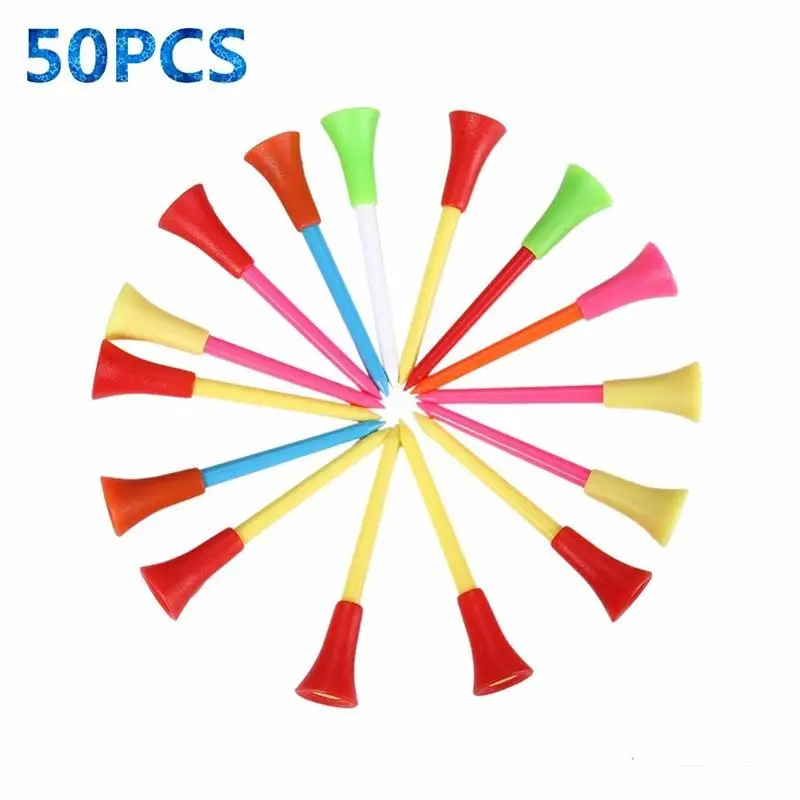 50pcs Multicolor Golf Tees 85mm Driving Range Training Aid Tool Unbreakable Cup Tee Golf Rubber Cushion Equipment Ball Holder
50pcs Multicolor Golf Tees 85mm Driving Range Training Aid Tool Unbreakable Cup Tee Golf Rubber Cushion Equipment Ball Holder