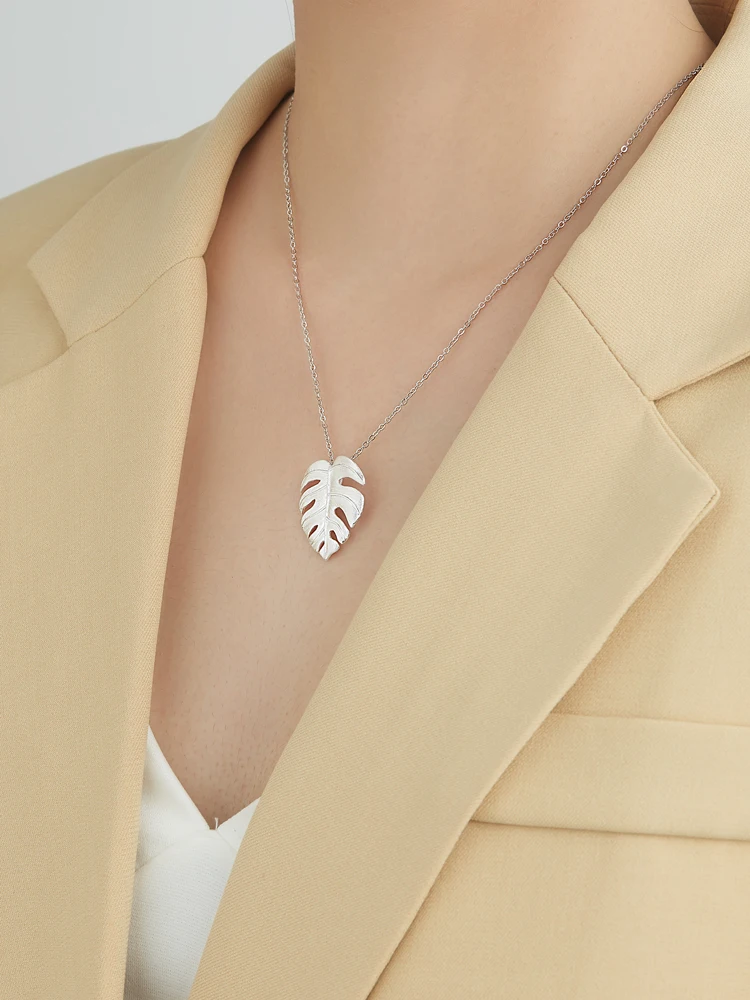 ZEMIOR Plant Leaf Series Necklace For Women S925 Sterling Silver Gold And Silver Two Color Choose Young Tree Leaf Fine Jewelry
ZEMIOR Plant Leaf Series Necklace For Women S925 Sterling Silver Gold And Silver Two Color Choose Young Tree Leaf Fine Jewelry
