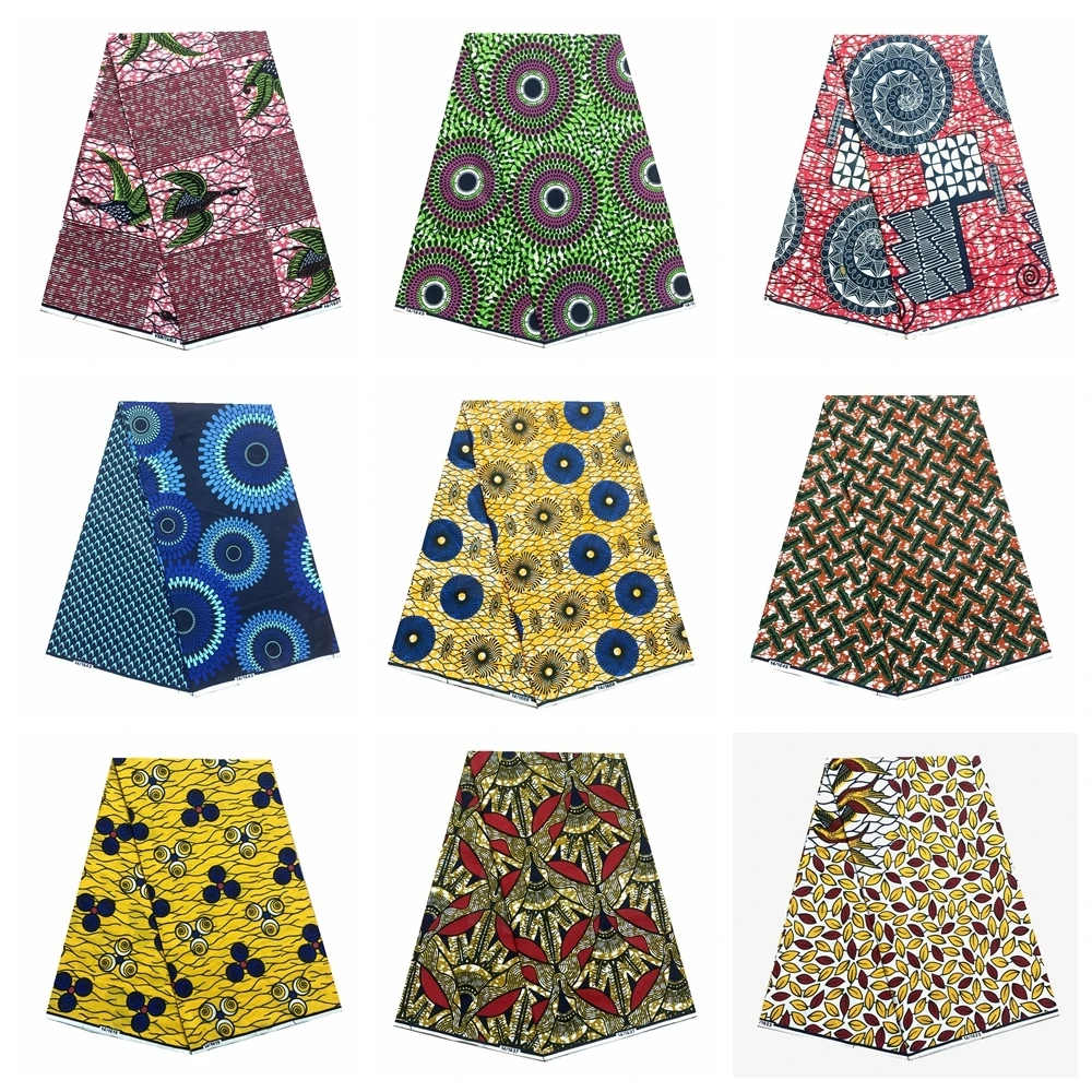 Ankara African Fabric African Real Wax Print High Quality Wax Fabric 100%Cotton New Arrival Nigeria Ankara For Sewing Material
Ankara African Fabric African Real Wax Print High Quality Wax Fabric 100%Cotton New Arrival Nigeria Ankara For Sewing Material