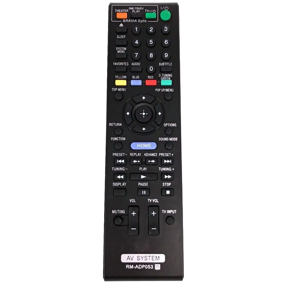 

NEW replace for SONY AV System Remote control RM-ADP053 for DVD Home Theater Audio Blu Ray Disc Player BDV-E470 BDV-E570 BDV-E77