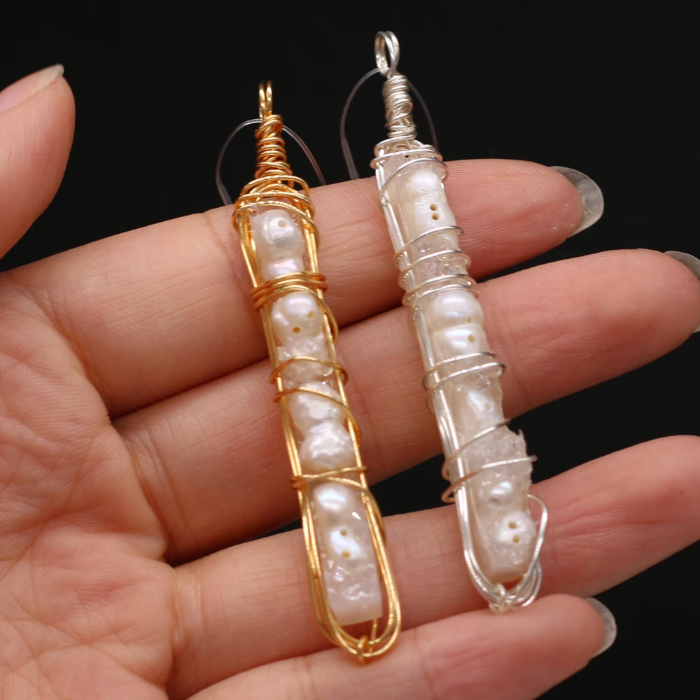 Natural Semi-precious Stone Pendant Irregular White Crystal Bud Pearl Winding Pendant Jewelry for Making Necklace Accessories
Natural Semi-precious Stone Pendant Irregular White Crystal Bud Pearl Winding Pendant Jewelry for Making Necklace Accessories