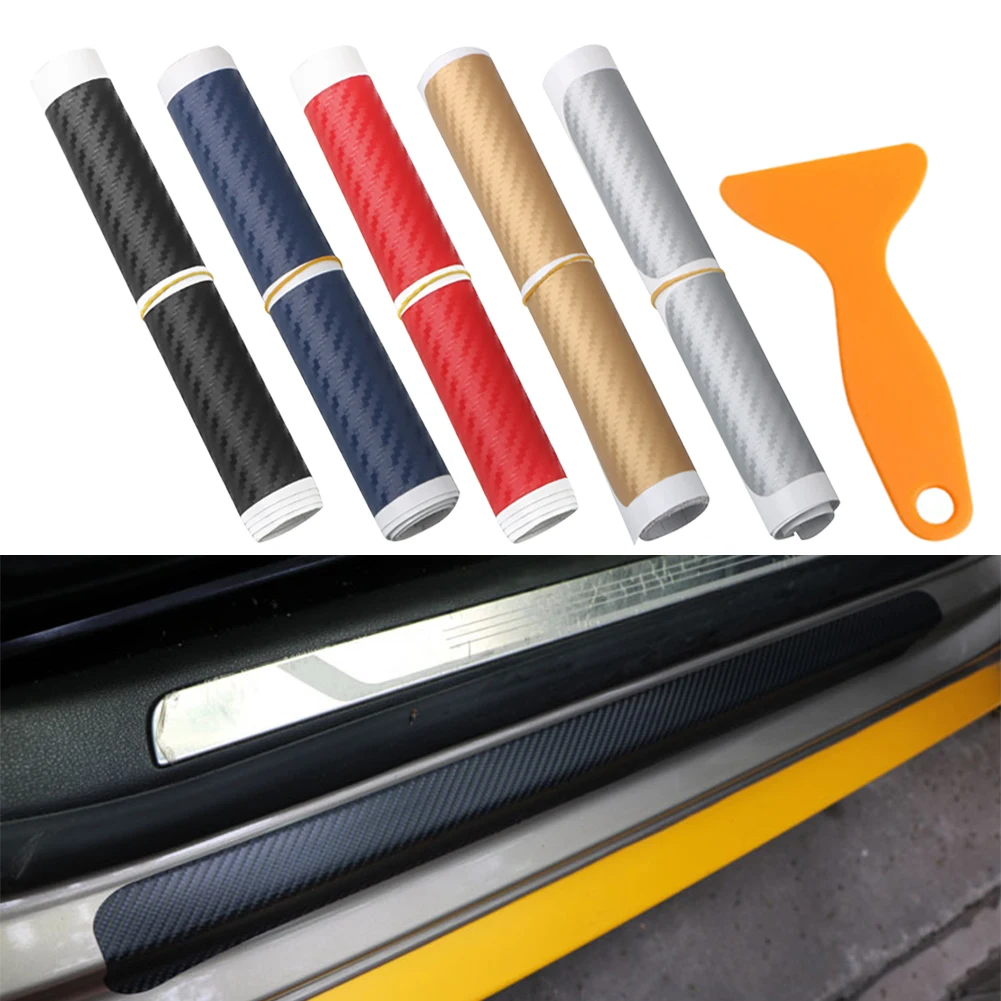 Universal Car Door Edge Protector Door Sill Plate Guard Anti-Scratch Carbon Fiber Front Rear Door Protective Strip Accessories
Universal Car Door Edge Protector Door Sill Plate Guard Anti-Scratch Carbon Fiber Front Rear Door Protective Strip Accessories